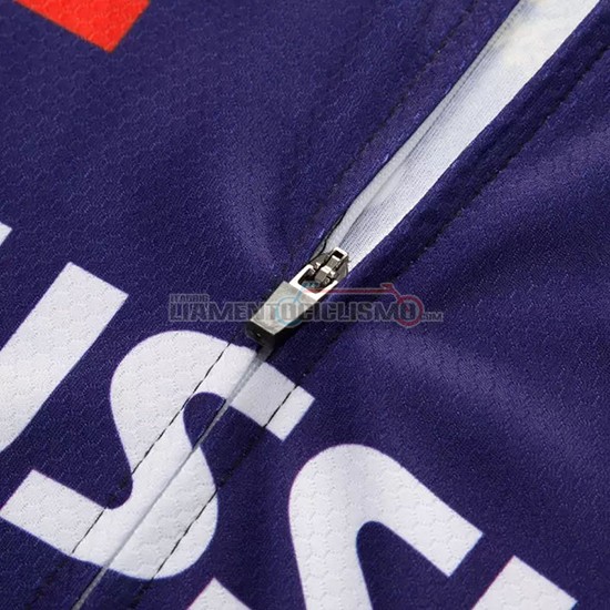 Abbigliamento Ciclismo Russia Manica Corta 2018 Viola